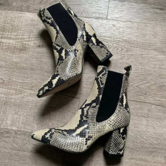 Paris Texas Snakeprint Ankle Boots 36.5 (US 6.5)